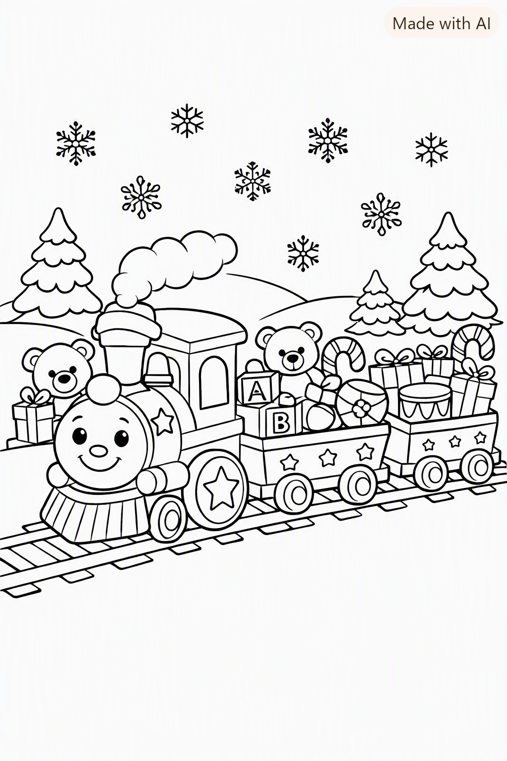 Christmas coloring page