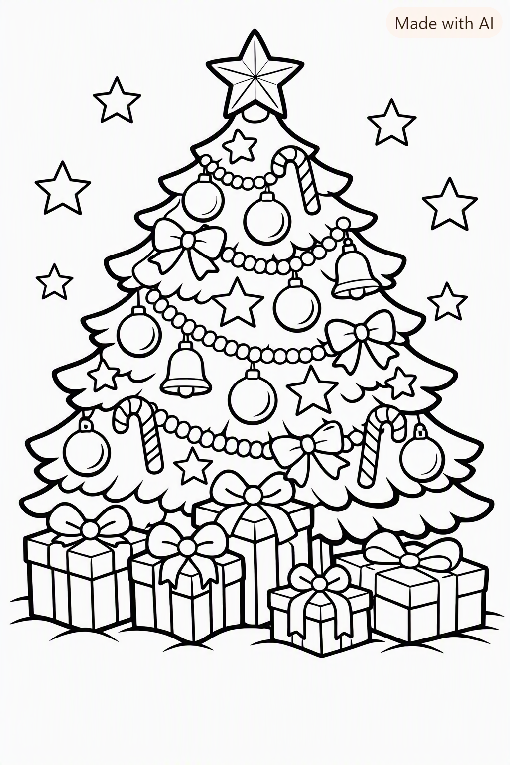 Christmas coloring page