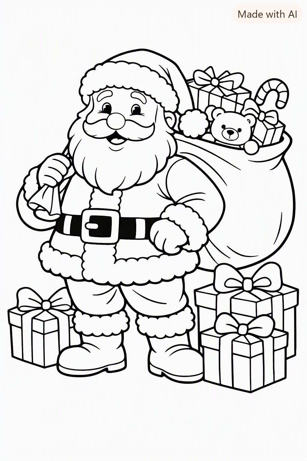 Christmas coloring page