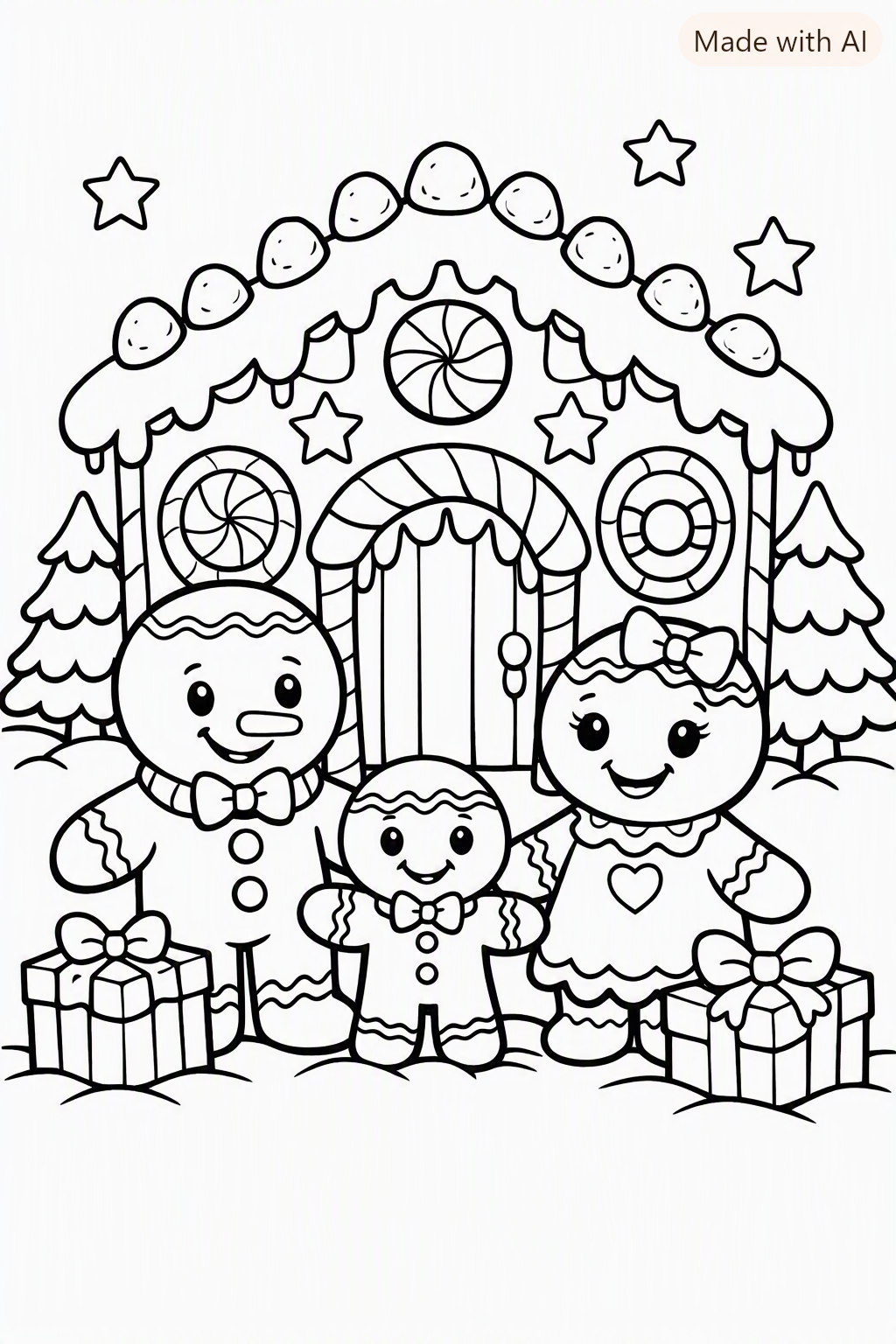 Christmas coloring page
