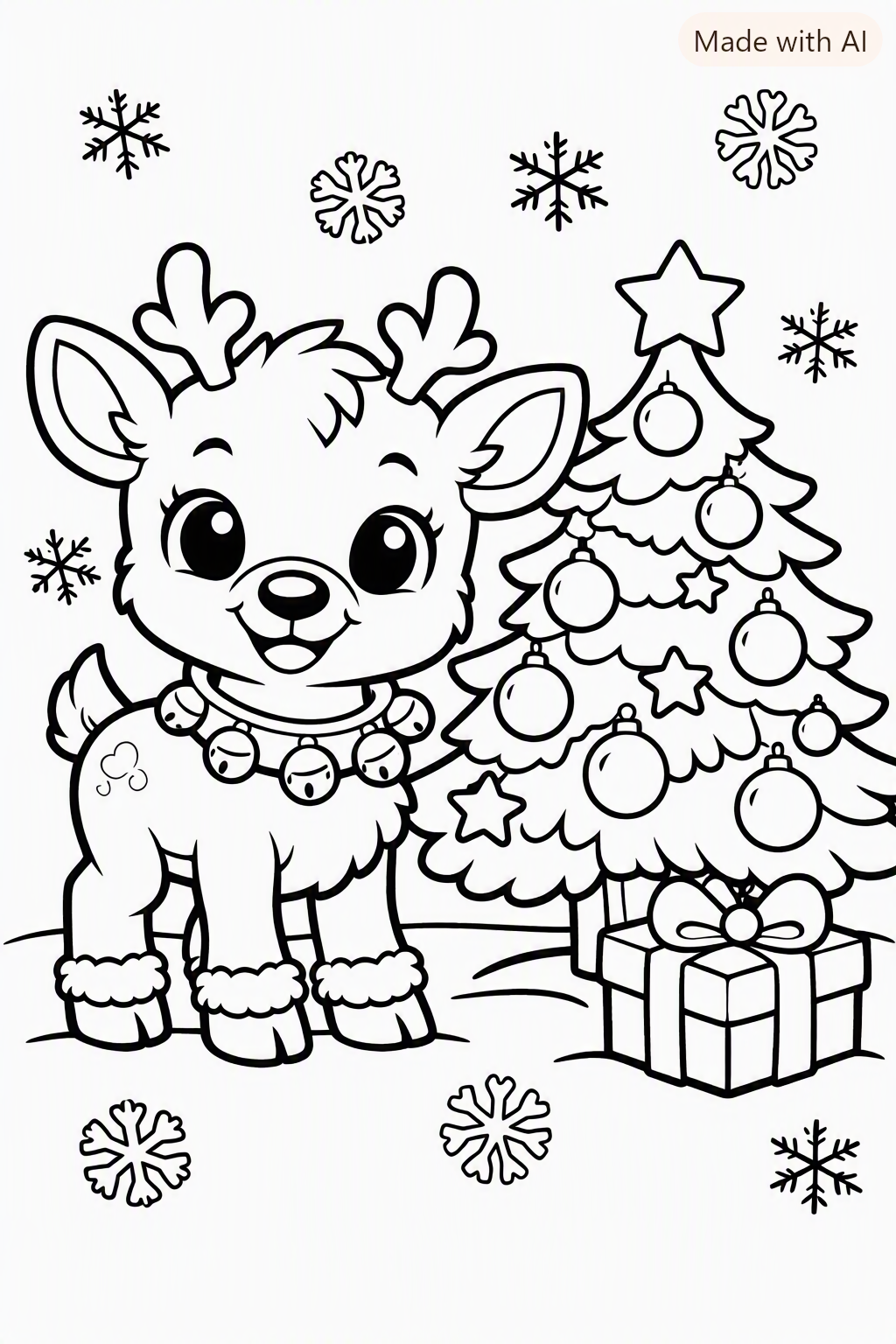 Christmas coloring page